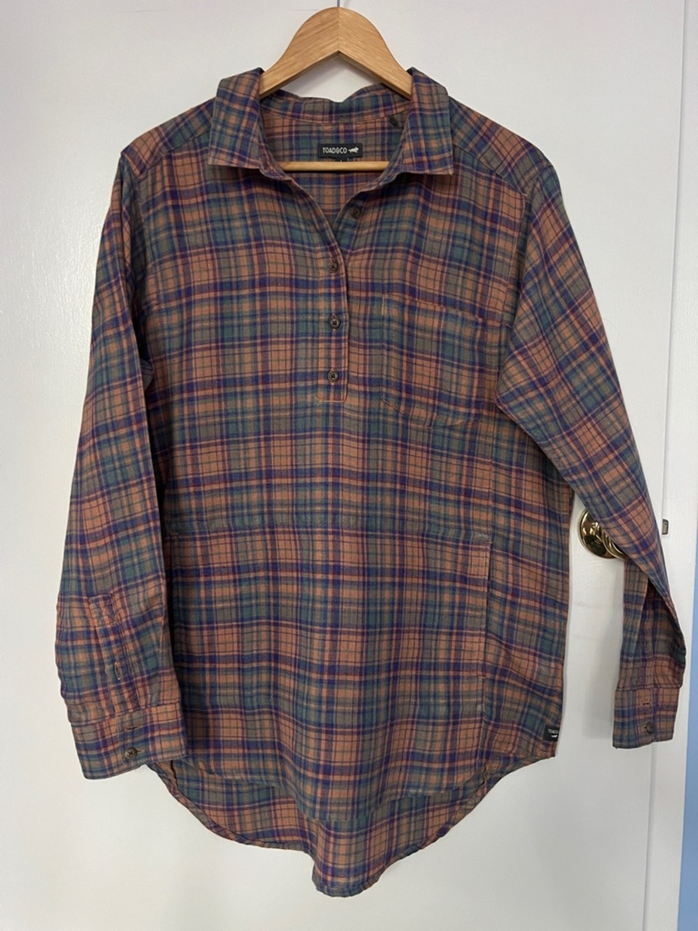 Toad & Co Cairn Popover Tunic size Large